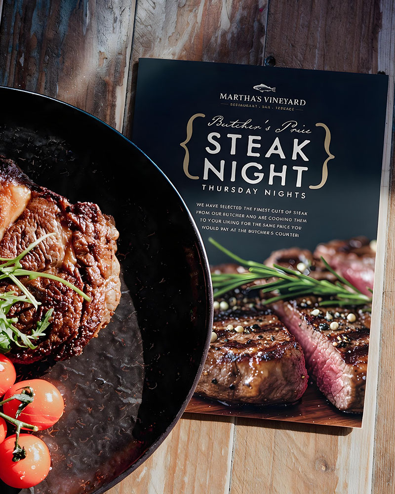 Martha's Restaurant Menus